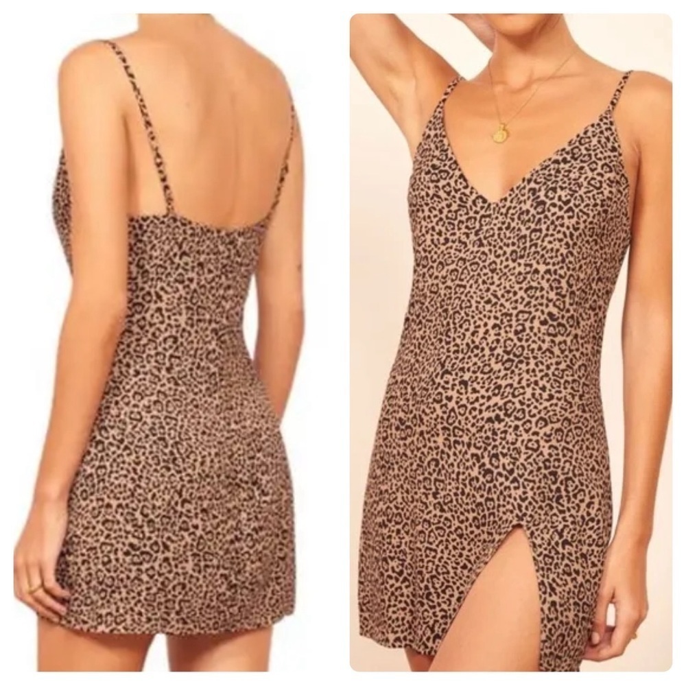 Reformation Marlowe Dress Cheetah (25)